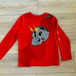 💙 Boys’ Size 8, Long Sleeve, Graphic Tee